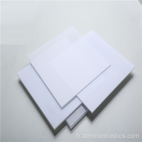 Panneau de polycarbonate en feuille de diffuseur de lumière blanc crème